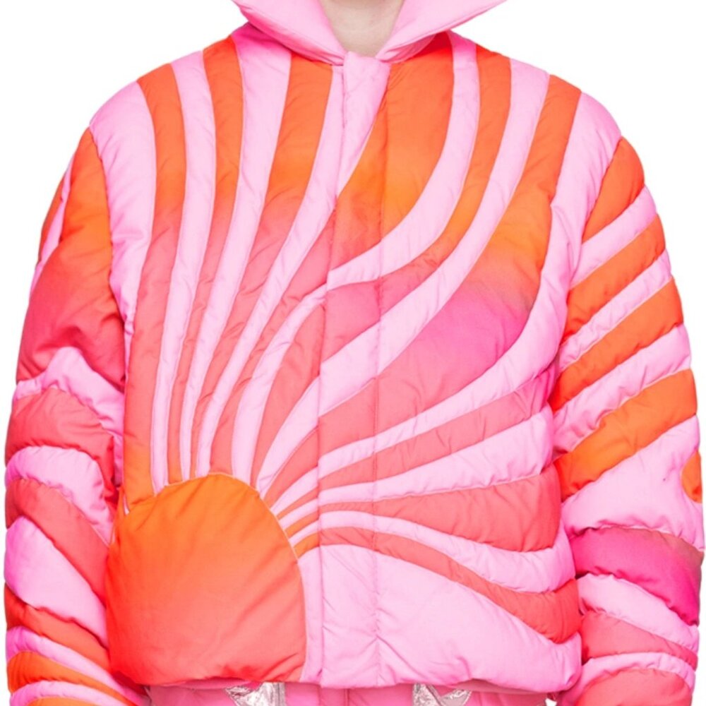 ERL Pink Sunset Down Jacket